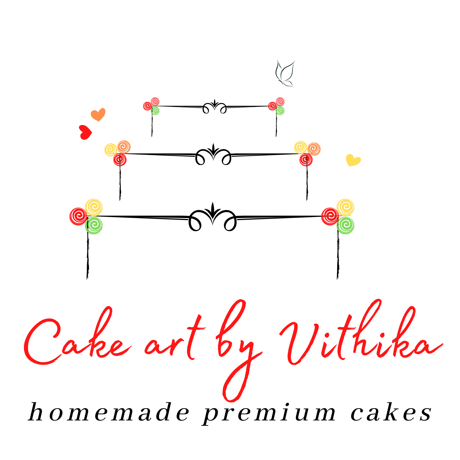 cake art by vithika logo